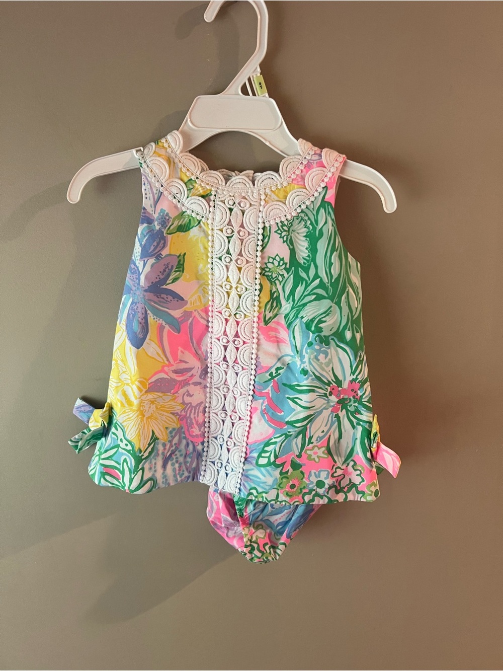 Lilly Pulitzer Baby Lilly Shift Bright Delight Patch NWT 3-6M